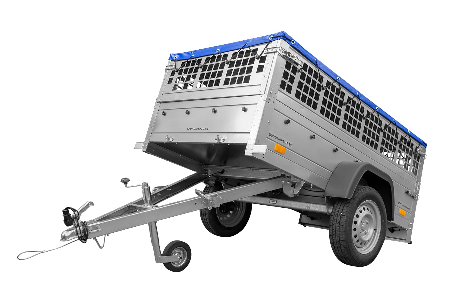 UNITRAILER Pkw Anhänger Garden Trailer 200 Kipp, 750kg, Laubgitter
