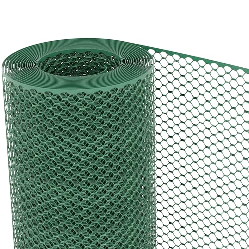 Rete Protettiva plastica a Maglia Esagonale Exagon 0.80x50 m Verde per Balconi Recinzioni e Cancellate
