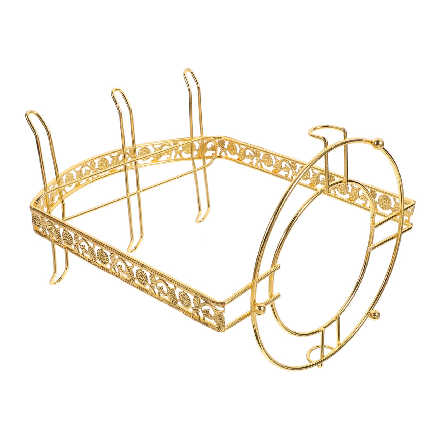 IMIKEYA 2pezzi Supporto Per Tazze Ferro Battuto Portatazza Multifunzionale Per Cucina Rack Per Asciugare Tazze e Piatti Design Elegante Con Capacità