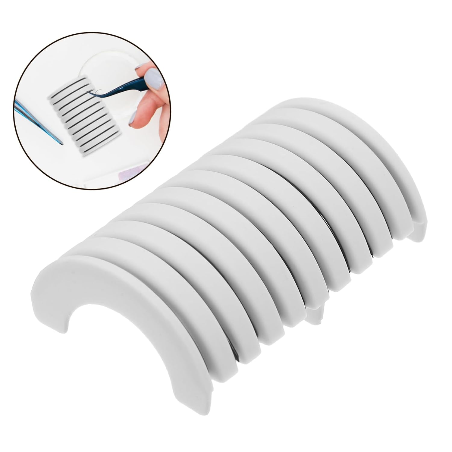 Self-adhesive Lash Strips Gel Liner Eyelash Glue Strips for Effortless Application Hold Elegant Look for Daily Use and Special Occasions