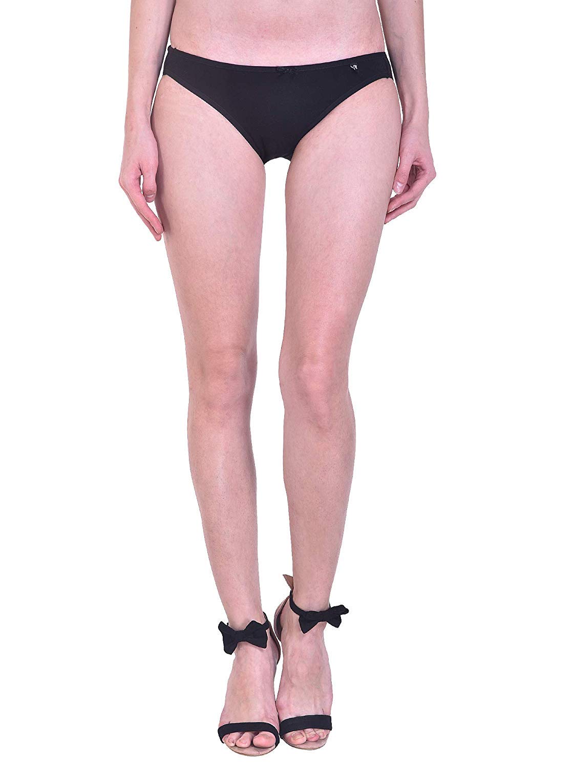 beguile Women Ultrasoft Cotton Stretchable Low Rise Bikini, Black - Pack of 1-picture-54