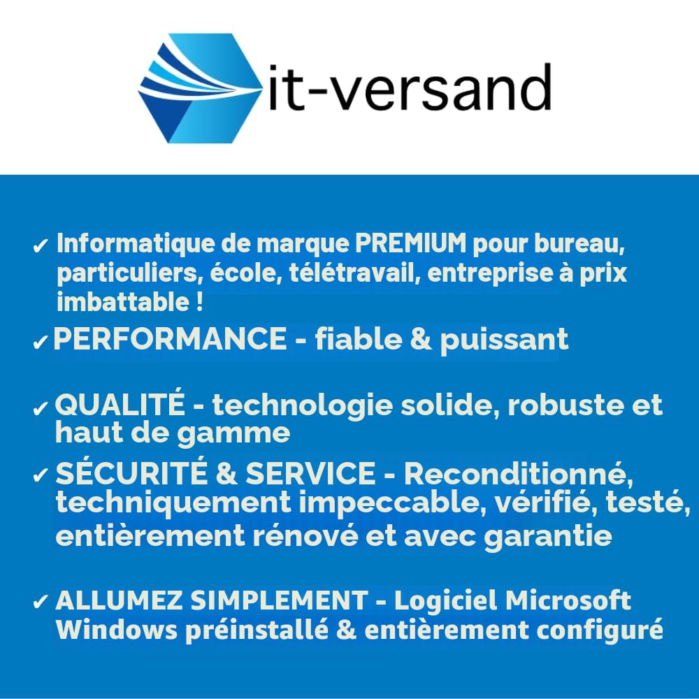 HP EliteDesk 800 G3 Ordinateur de bureau Mini Intel Quad Core i5 512 Go SSD Disque dur 16 Go Mémoire Windows 11 Pro Business Desktop Ordinateur Mini PC (reconditionné)