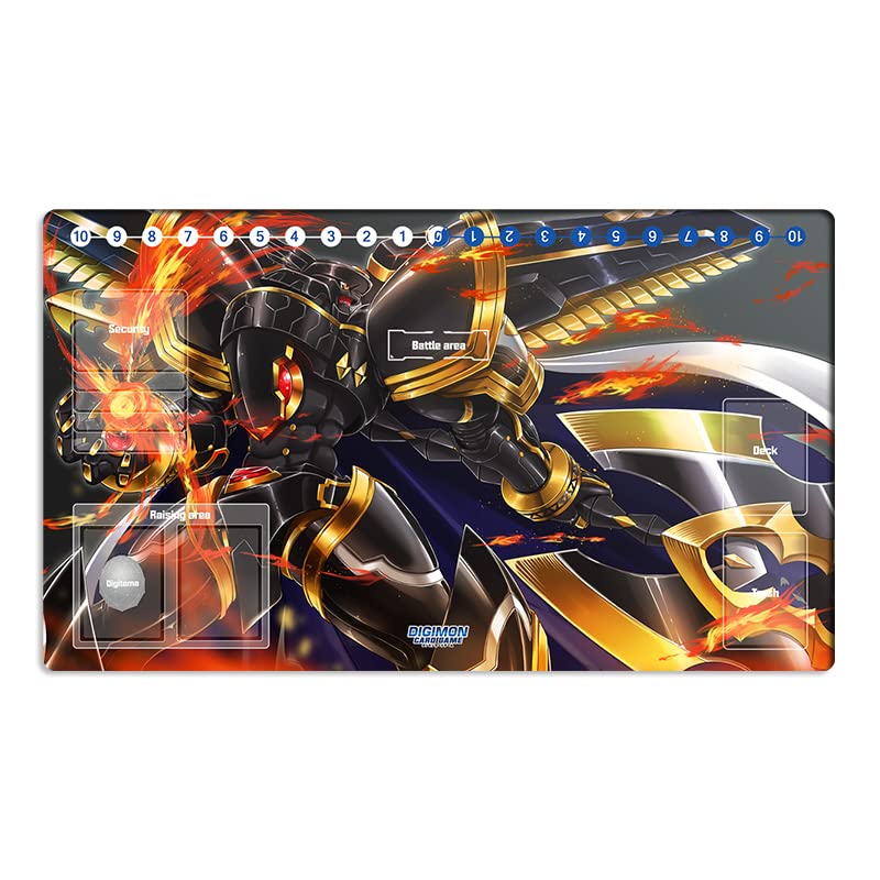 デジモンカードゲーム プレイマット　オメガモン　アルファモン Amazon.co.jp: プレイマット マウスパット デジモンカードゲーム