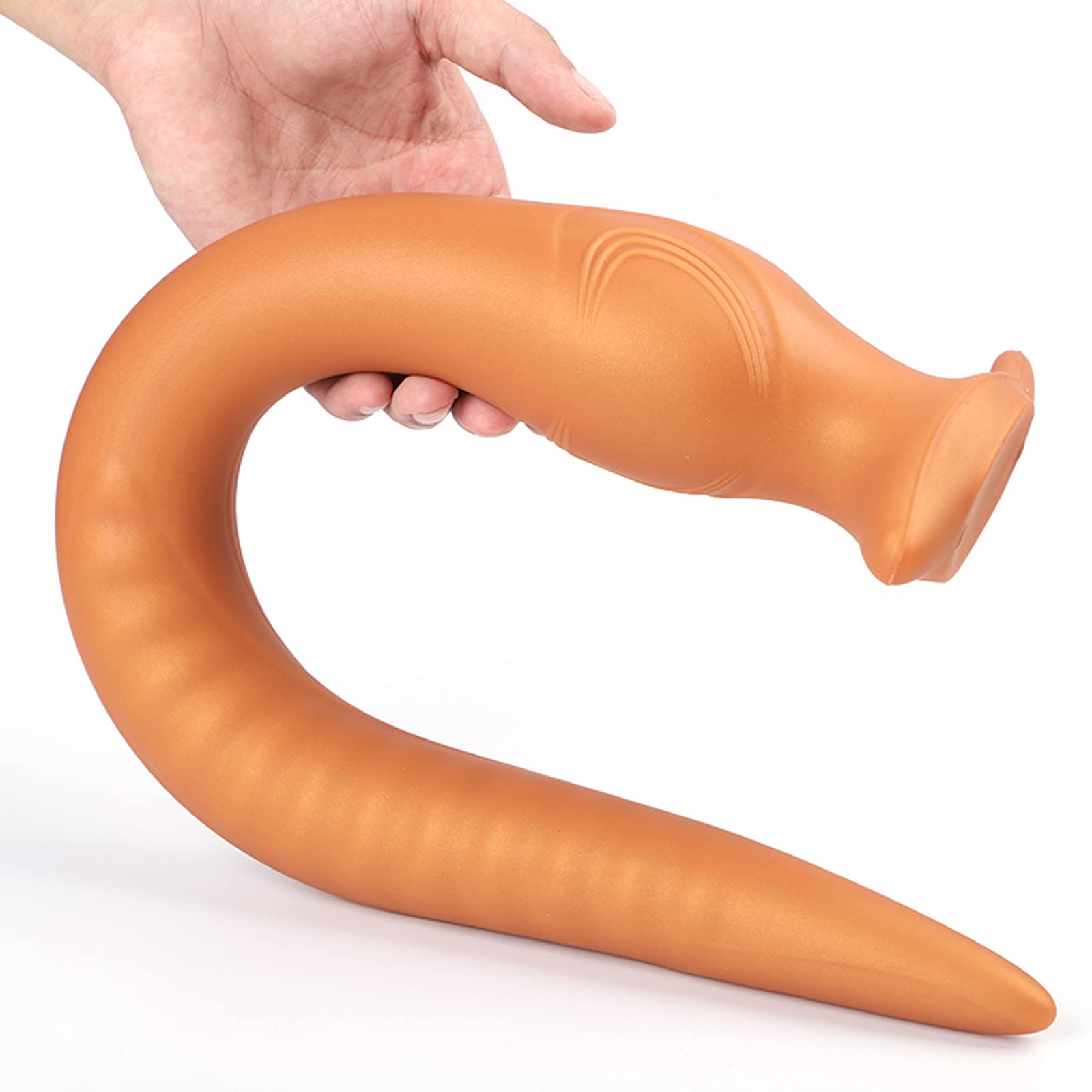 Analplug Aufblasbar Groß Super Lange Anal Plug Riesen Dildo Flüssiges Kieselgel Butt Plug Prostata Massagegerät Anus Dilatator Vaginaler Stimulator Für Männer Und Frauen Masturbator,Schwarz hohl,M