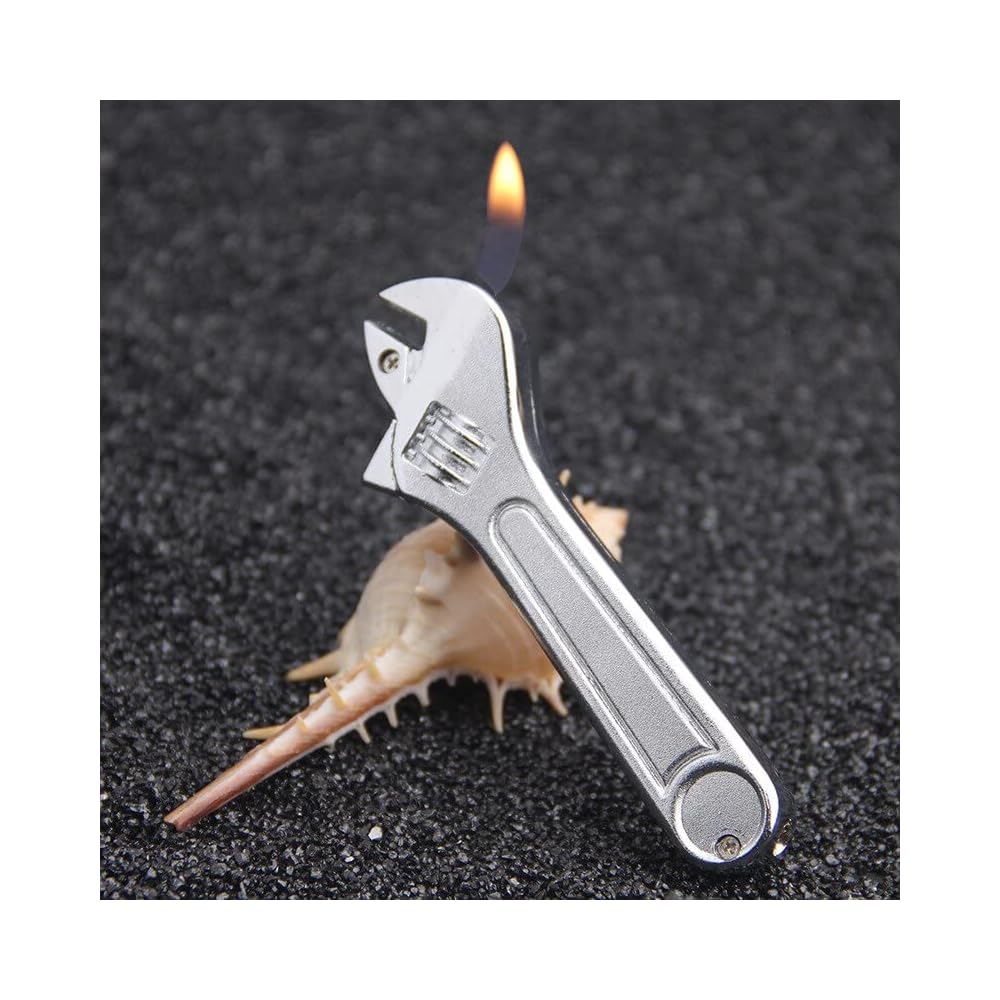 Buy Wrench Shaped Refillable Butane Lighter Great Gag Gift Lucky