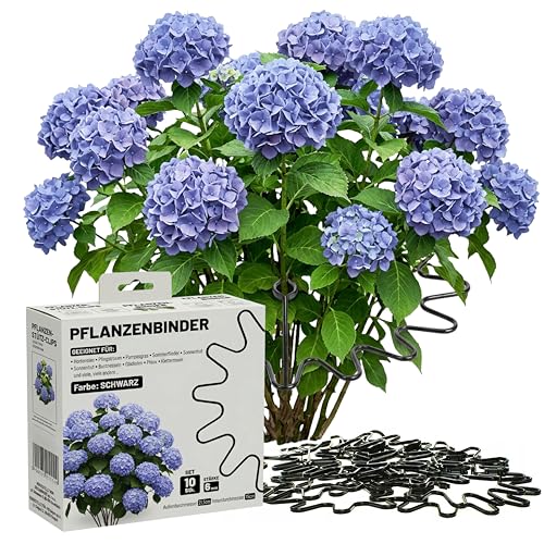 ARPON Staudenhalter rund 10 Stück Einstellbare Blumenstütze & Pflanzenstütze Ø 21 5 cm Ideal als Hortensien Stütze Strauchstütze Staudenstütze & robuster Blumenhalter im Garten