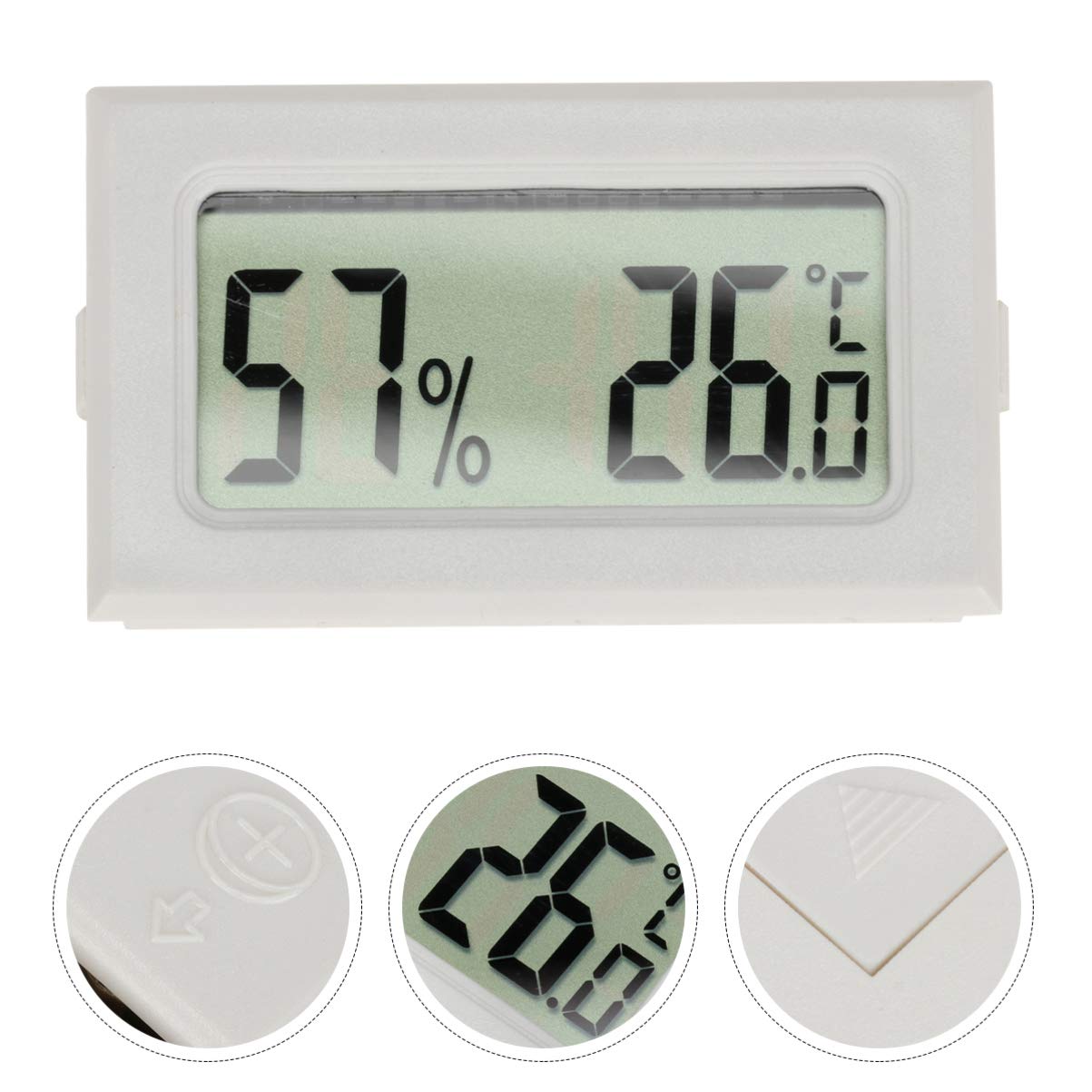 HANABASS 15piezas Higrómetro Digital Lcd Inalámbrico Para Interior y Exterior Juego De Medición De y Para Reptiles y Habitaciones
