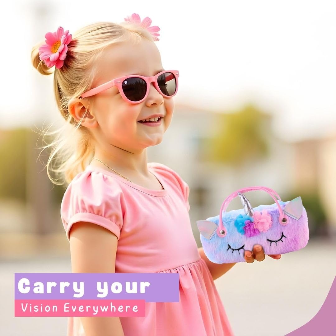 Tinker Squad Plush Specs Holder for Kids | Sunglasses Goggles Case Organizer Box for Travelling for Girls | Sunglass Spectacle Case Shades Holder Cover Spects Organizer Box | Mini Handbag for Girl - Image 7 thumbnail