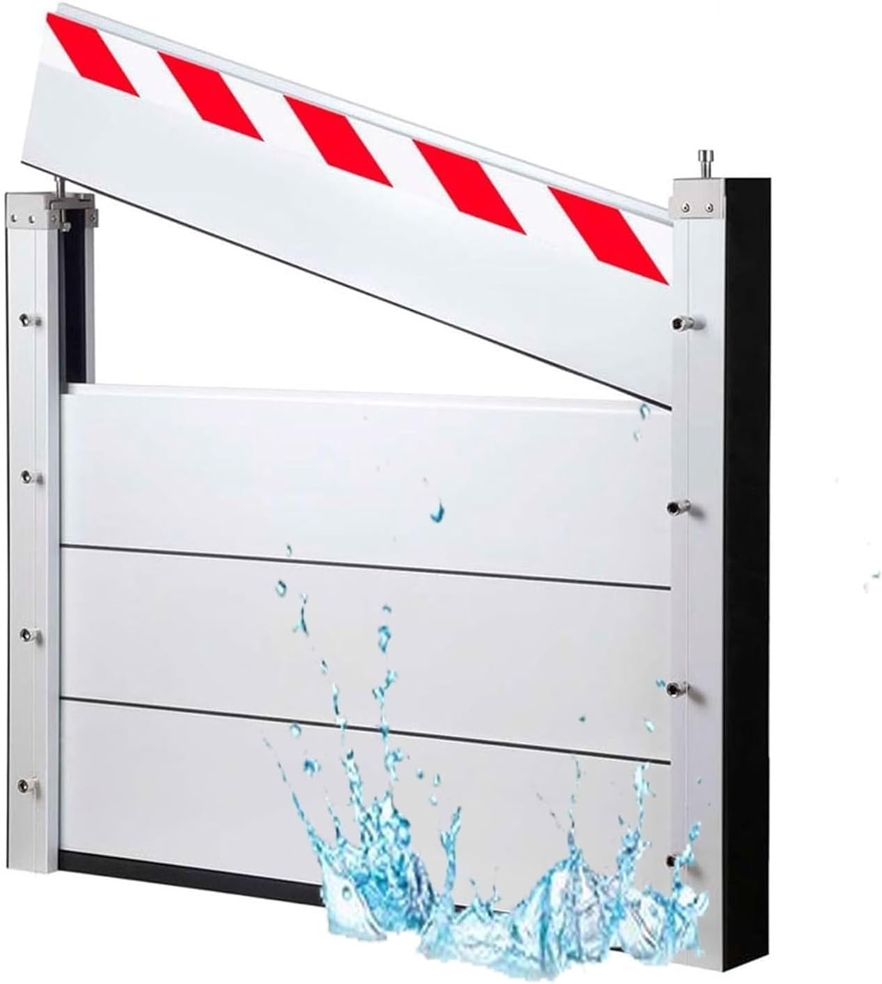 Barrera anti inundaciones en aluminio reforzado de 70x60 cm para accesos