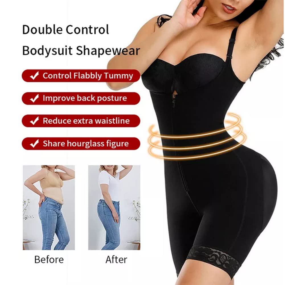 Donna Shapewear Fajas Colombianas Reductoras Body Snellente Contenitivo Modellante Intimo Over Bust Vita Alta con Zipper