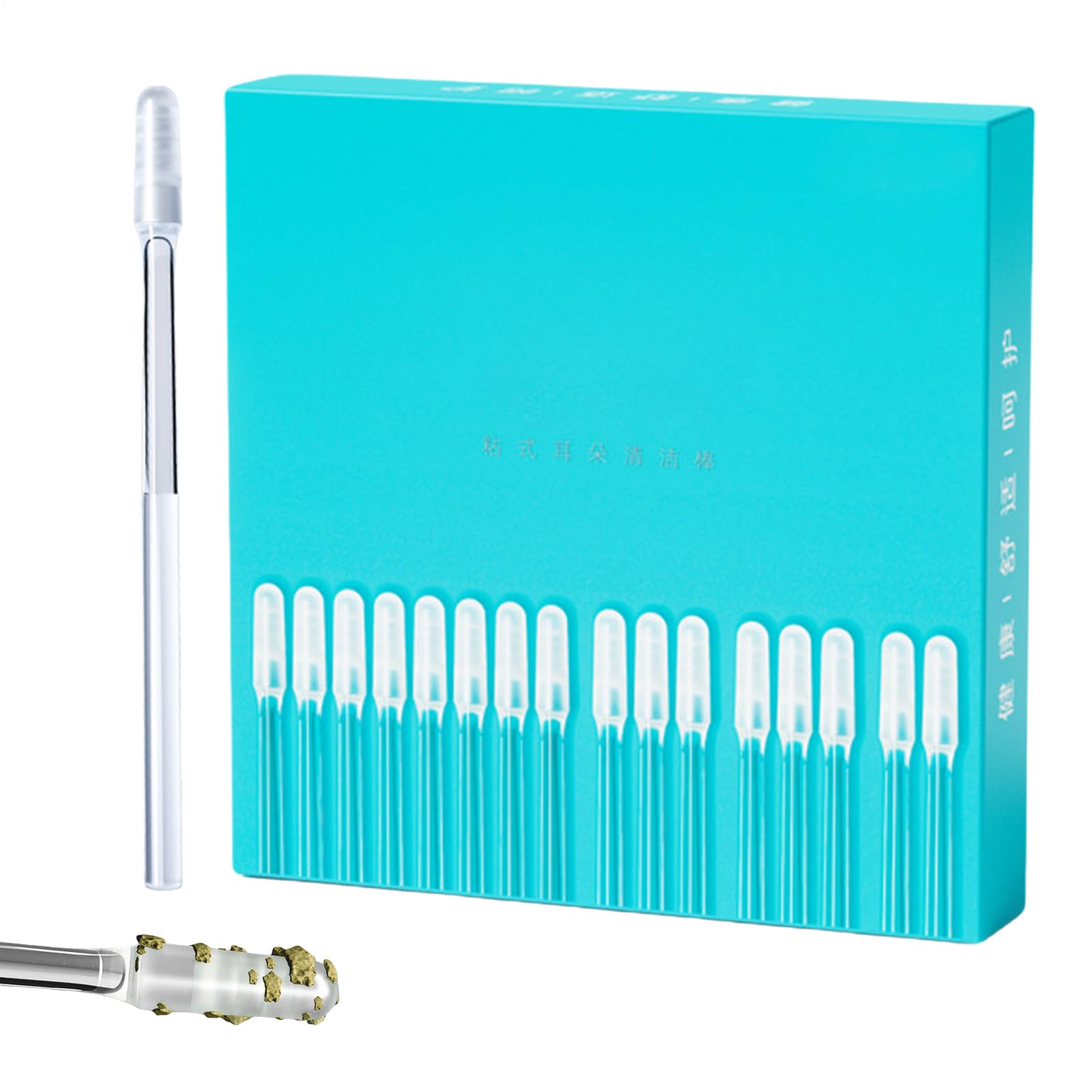 24 Stück Sticky Earpick, Selbstklebendes Ohrenreiniger-Werkzeug, Wiederverwendbares Werkzeug Zum Entfernen Von Ohrenschmalz, Klebriger Ohrlochreiniger, Schadet Den Ohren Nicht, Für Erwachsene, Kinder