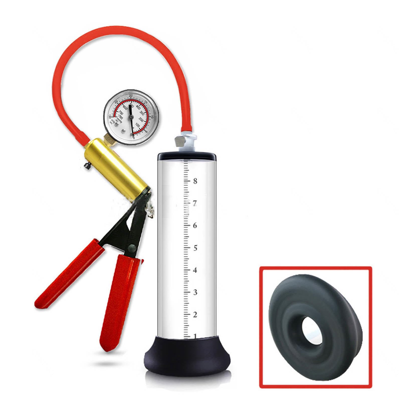 Bomba Alargador Pene Masculino Bomba Pene Manometro,A-12in(2.0in/5.1cm)