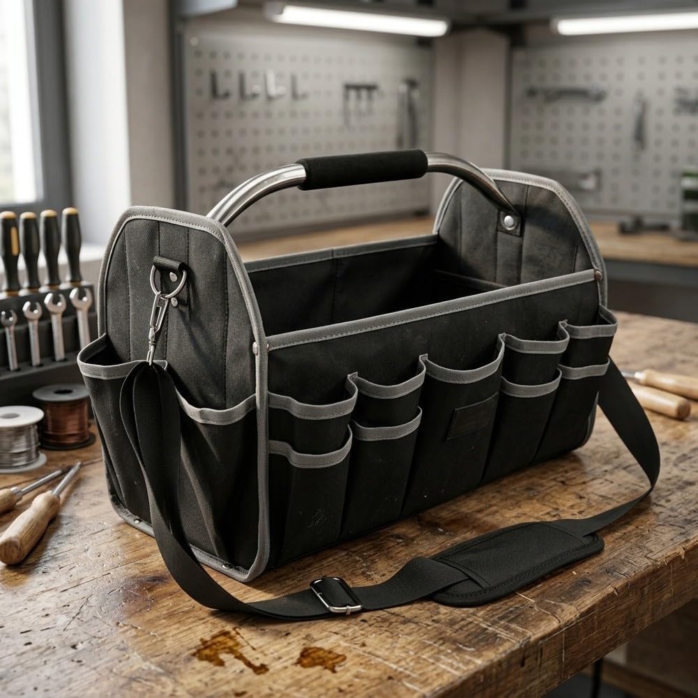 Robuste Werkzeugtasche aus Oxford-Gewebe mit Gurt