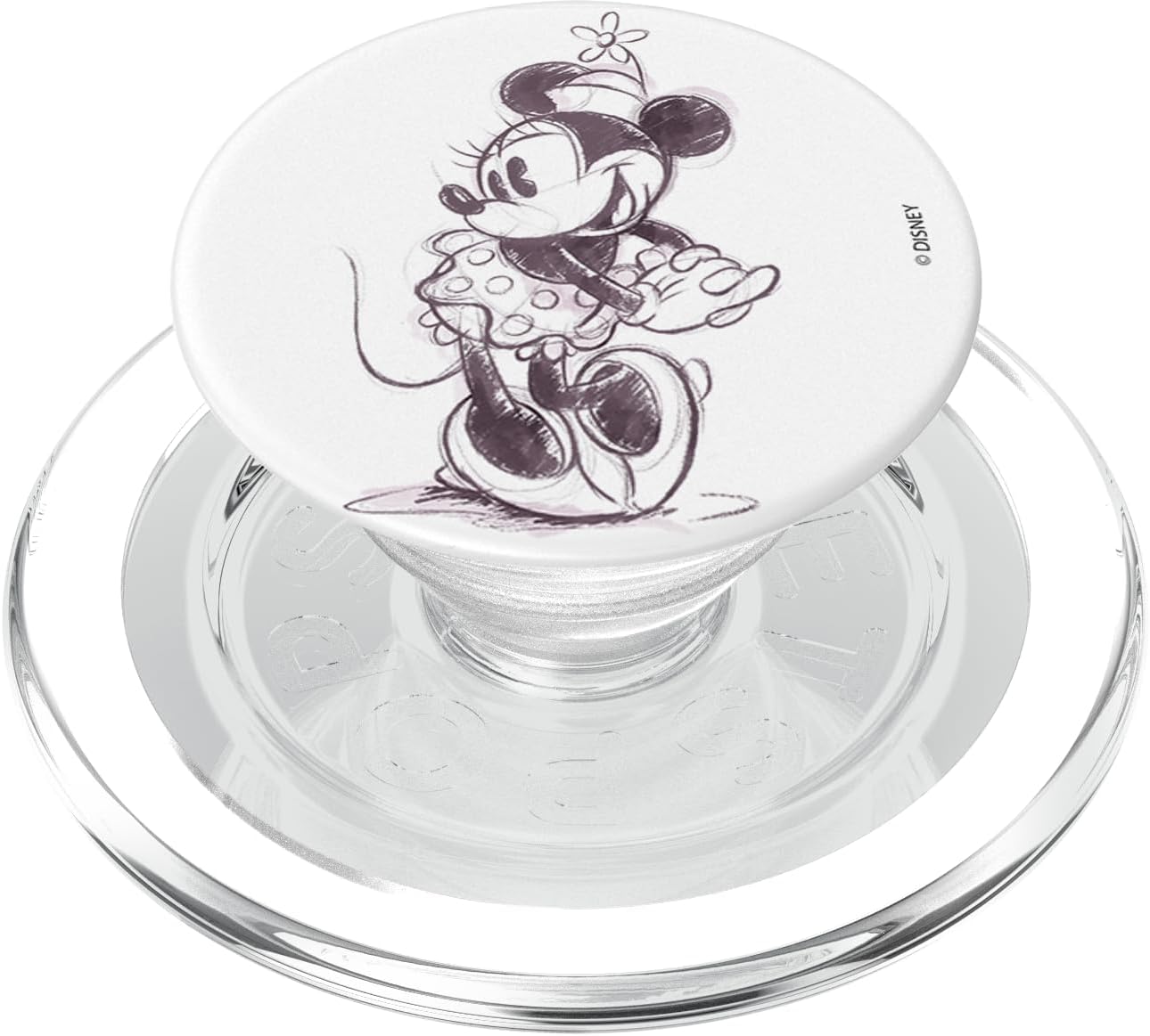 Disney Mickey and Friends Minnie Sketch Portrait PopSockets PopGrip for MagSafe