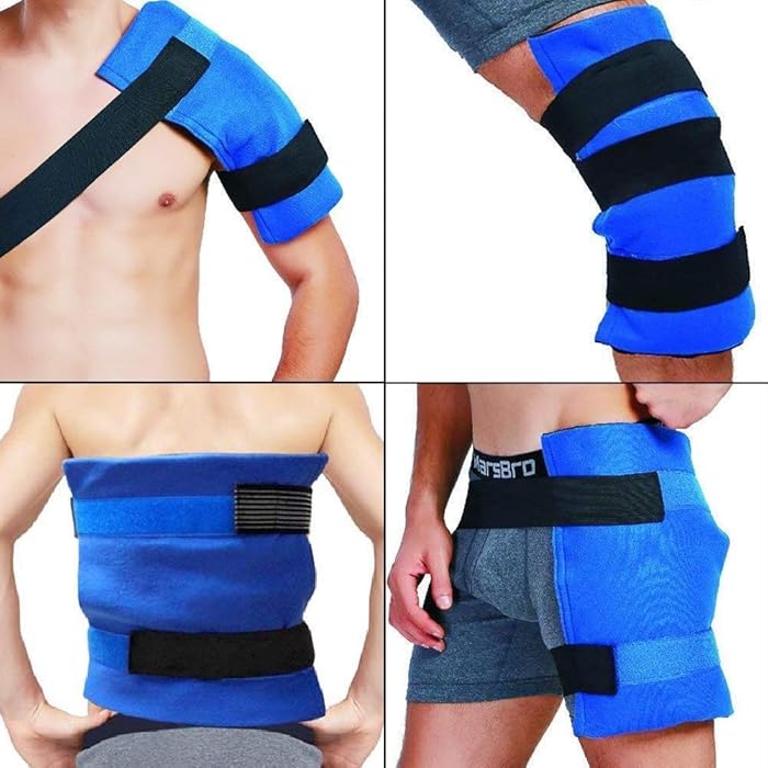 Buy Gel Ice Pack Wrap for Back Pain Reusable Ice Pack for Knee Injuries