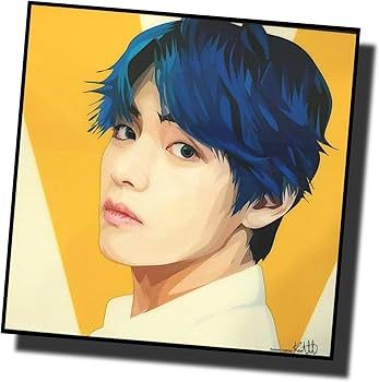 Amazon.co.jp: Famous Popart Gallery 防弾少年団 BTS V テテ