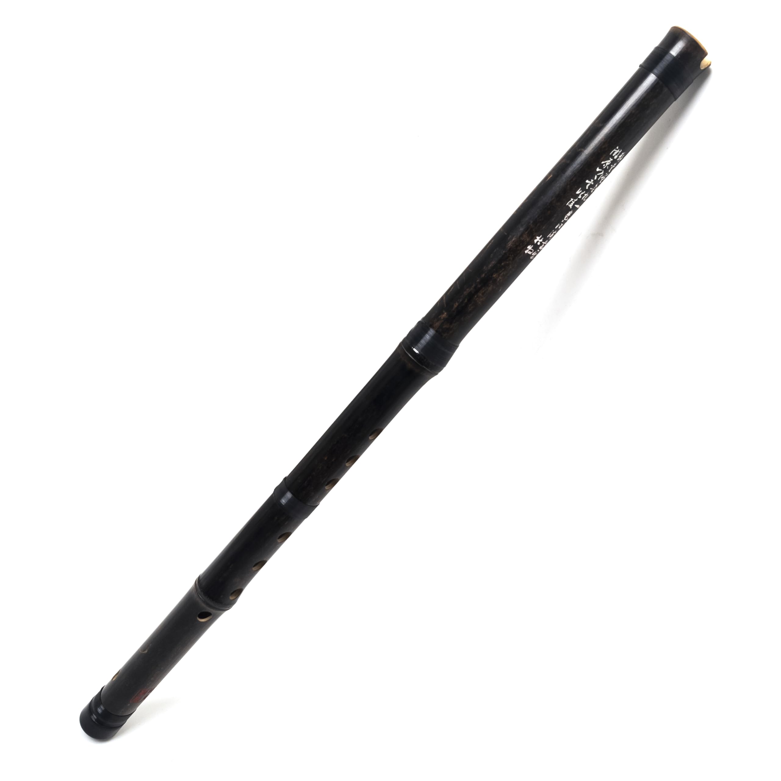 Shakuhachi - Flauta vertical de 54 cm con llave G Shakuhachi 6 agujeros flauta de bambú instrumento de viento de madera flauta de bambú para principiantes