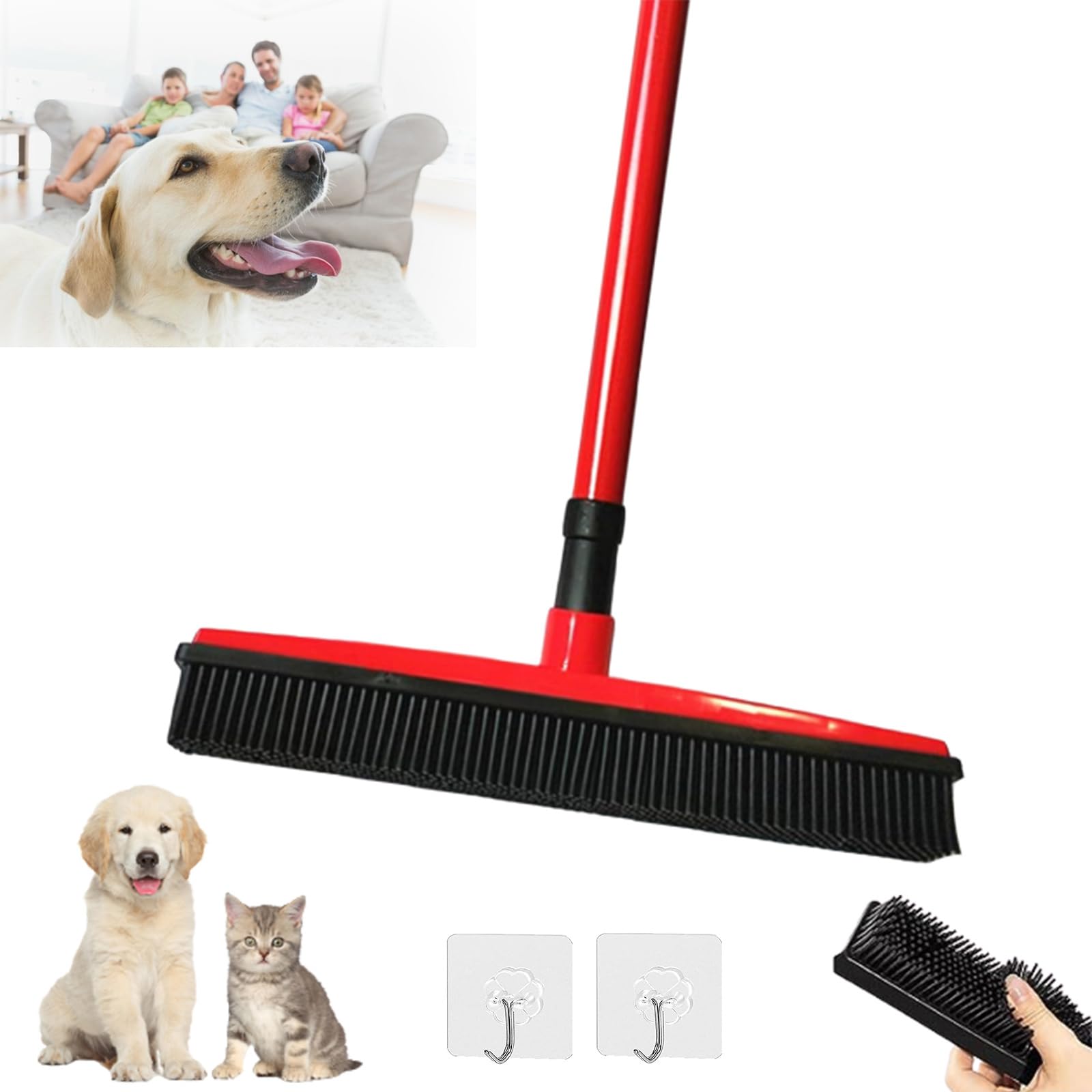 Amazon.com: Pet Hair Removal Broom, Pet Hair Removal Tool, Multi
