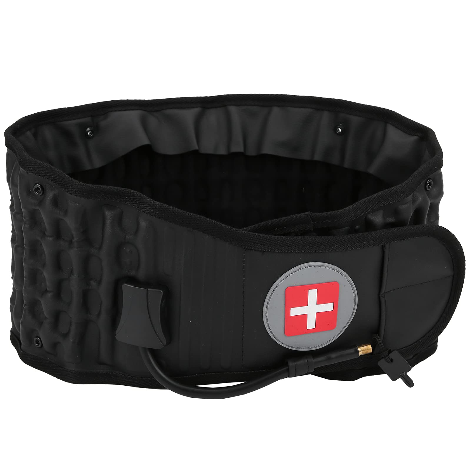 01 Ceinture de Soutien Lombaire, Ceinture Dorsale de décompression réduisant la Pression discale Ceinture de Soutien Dorsal Gonflable de Taille réglable pour Le Soutien Lombaire pour Hommes et