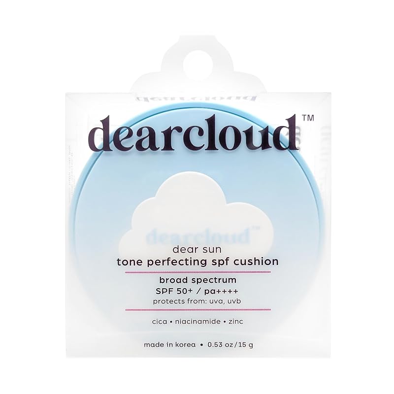 Protetor solar facial em cushion dearcloud Dear Sun SPF 50+ – 15 mL