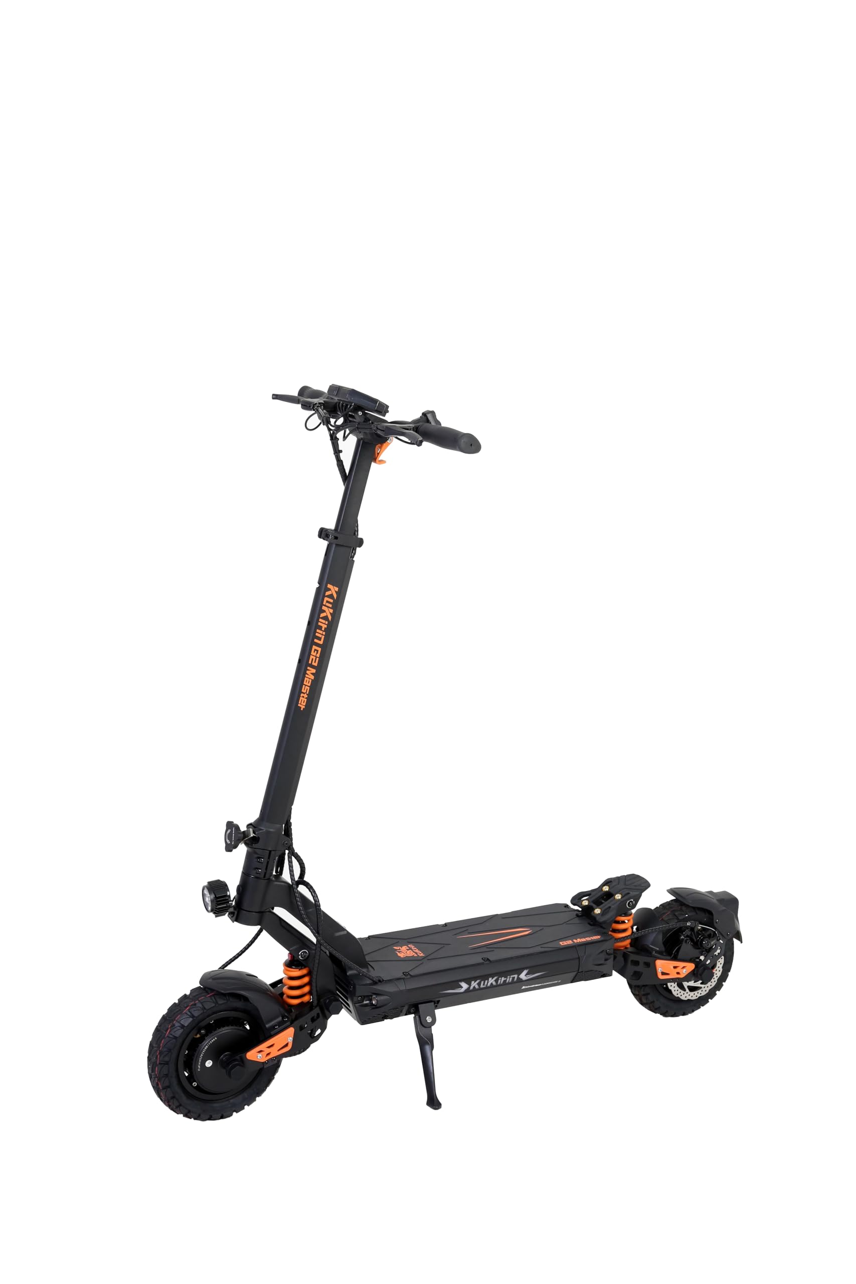 KuKirin G2 Master Patinete Eléctrico Adulto, Doble Motor, 70KM Autonomía, 10" Ruedas, Suspensión Hidráulica, Frenos de Disco Doble, Pantalla LCD, Luces LED, Portátil y Plegable para Ciudad y Aventura