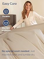 Vista 7 de Juego de sábanas de tamaño queen, transpirables, refrescantes, con esquinas extraprofundas de 18-24 pulgadas, de ajuste fácil y seguro, supersuaves