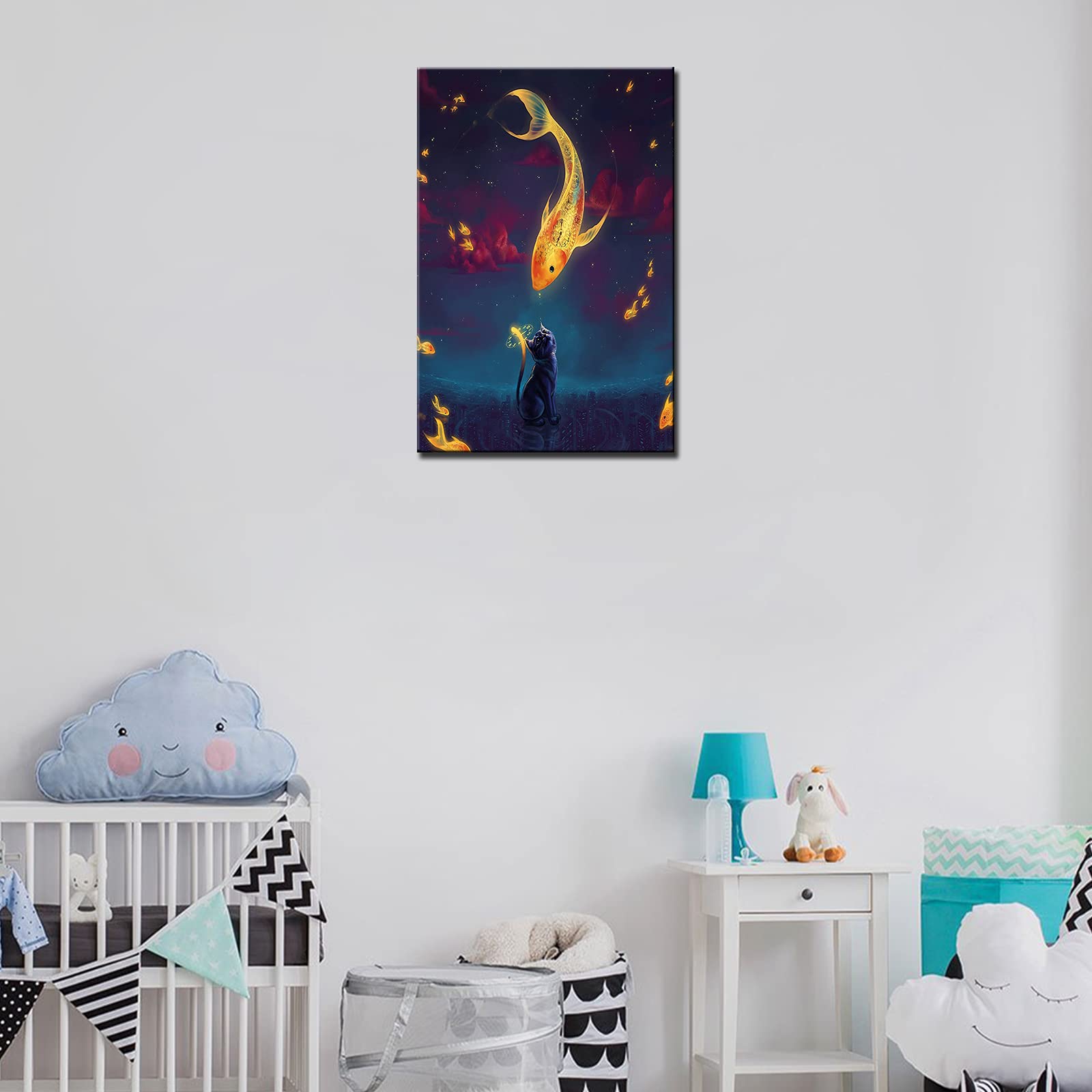 新 福引きの鯉リビングルーム装飾画 玄関装飾画 リビングルーム装飾画 Z新品！福引きの鯉 リビングルーム装飾画 玄関装飾画 454_