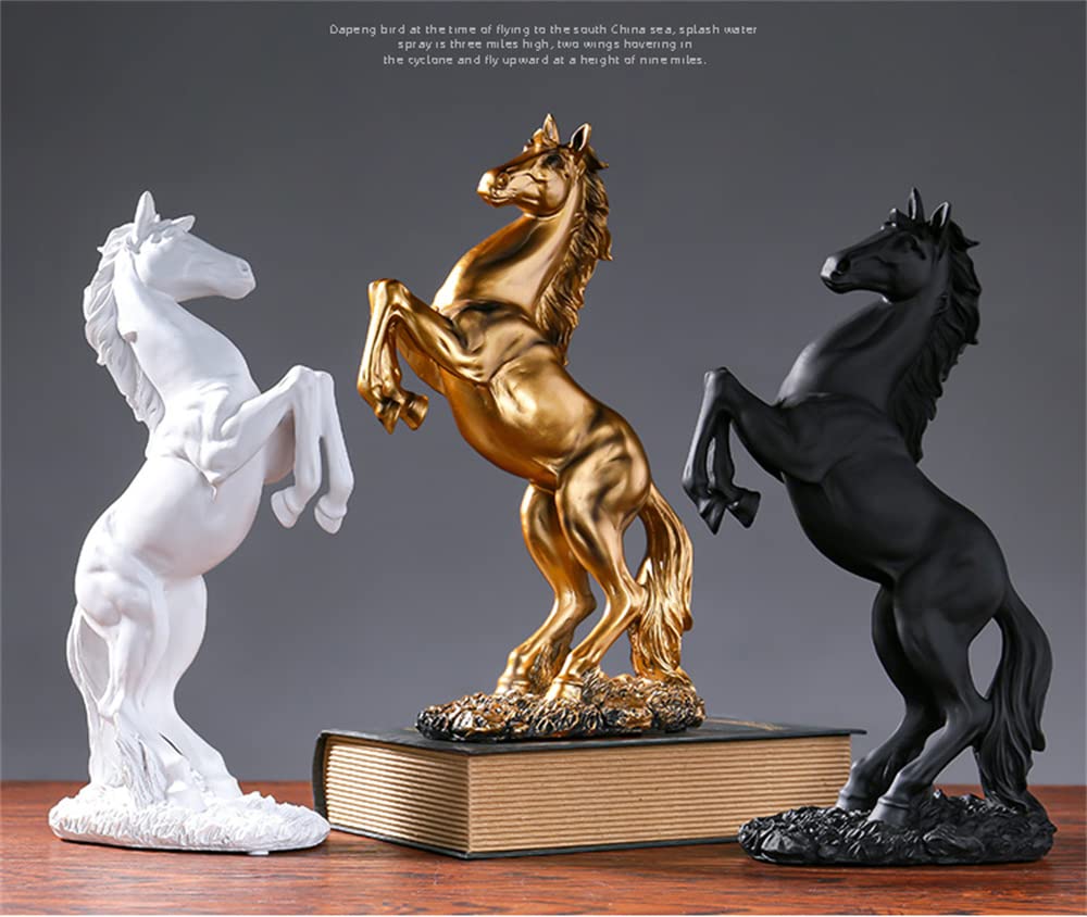 Amazon.co.jp: gannbarou 馬の 置物 風水置物 アンティーク