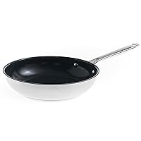 LACOR - 44328 - Padella in Acciaio Inox 18/10 Cuisine, Padella Antiaderente in Ceramica PPG Fusion Pro