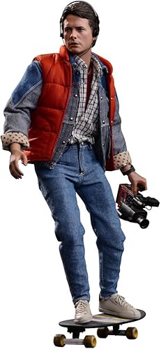 Hot Toys Figura de acción de Back to the Future Marty McFly Movie Masterpieces a escala 16