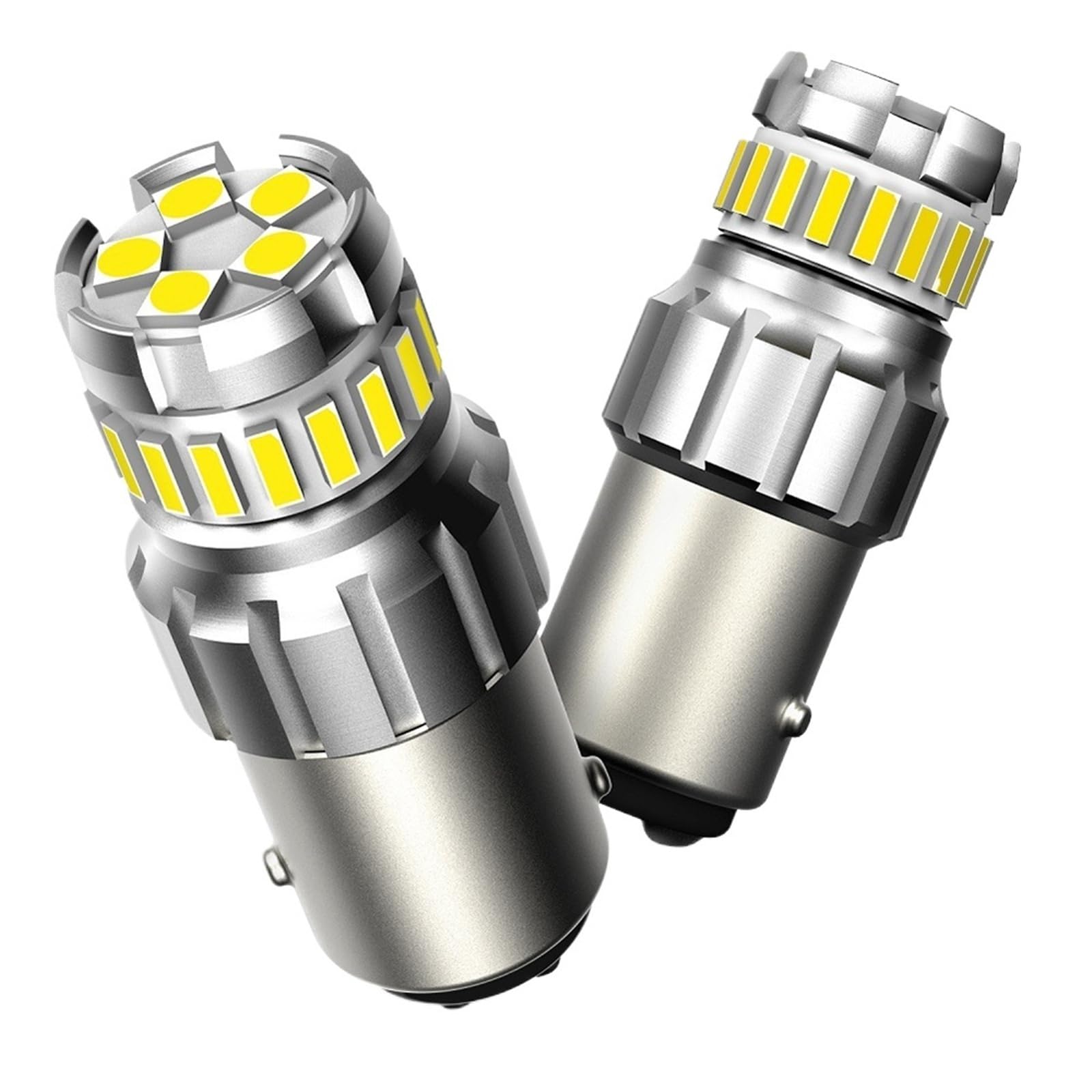2 uds Canbus 1156 BA15S LED P21W 1157 BAY15D P21/5W W21/5W T20 7443 7440 3156 3157 luces LED traseras de estacionamiento marcha atrás(BAY15D 1157 P21 5W)