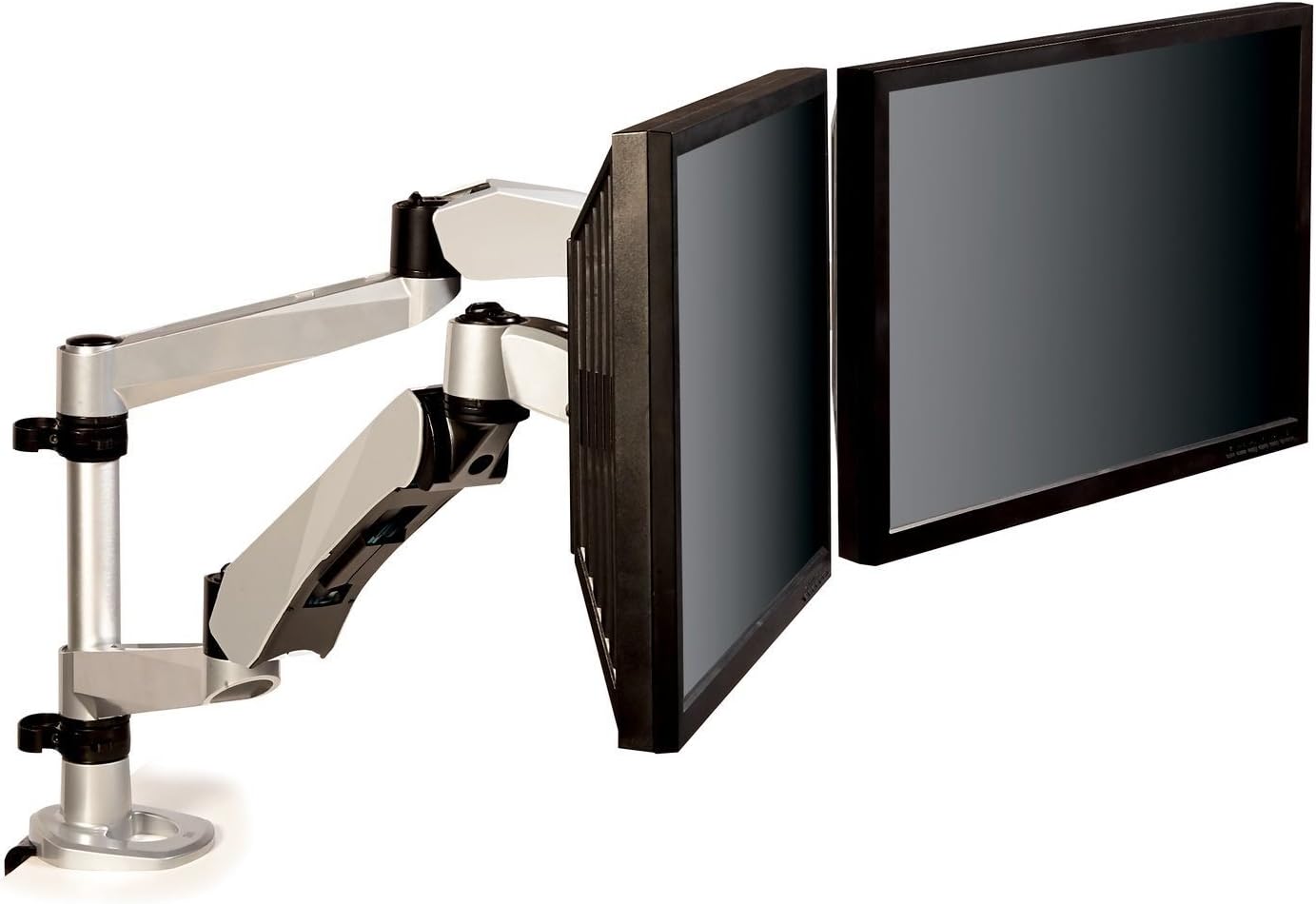 Buy 3M Easy Adjust Desk Mount Dual Monitor Arm, Adjust Height, Tilt