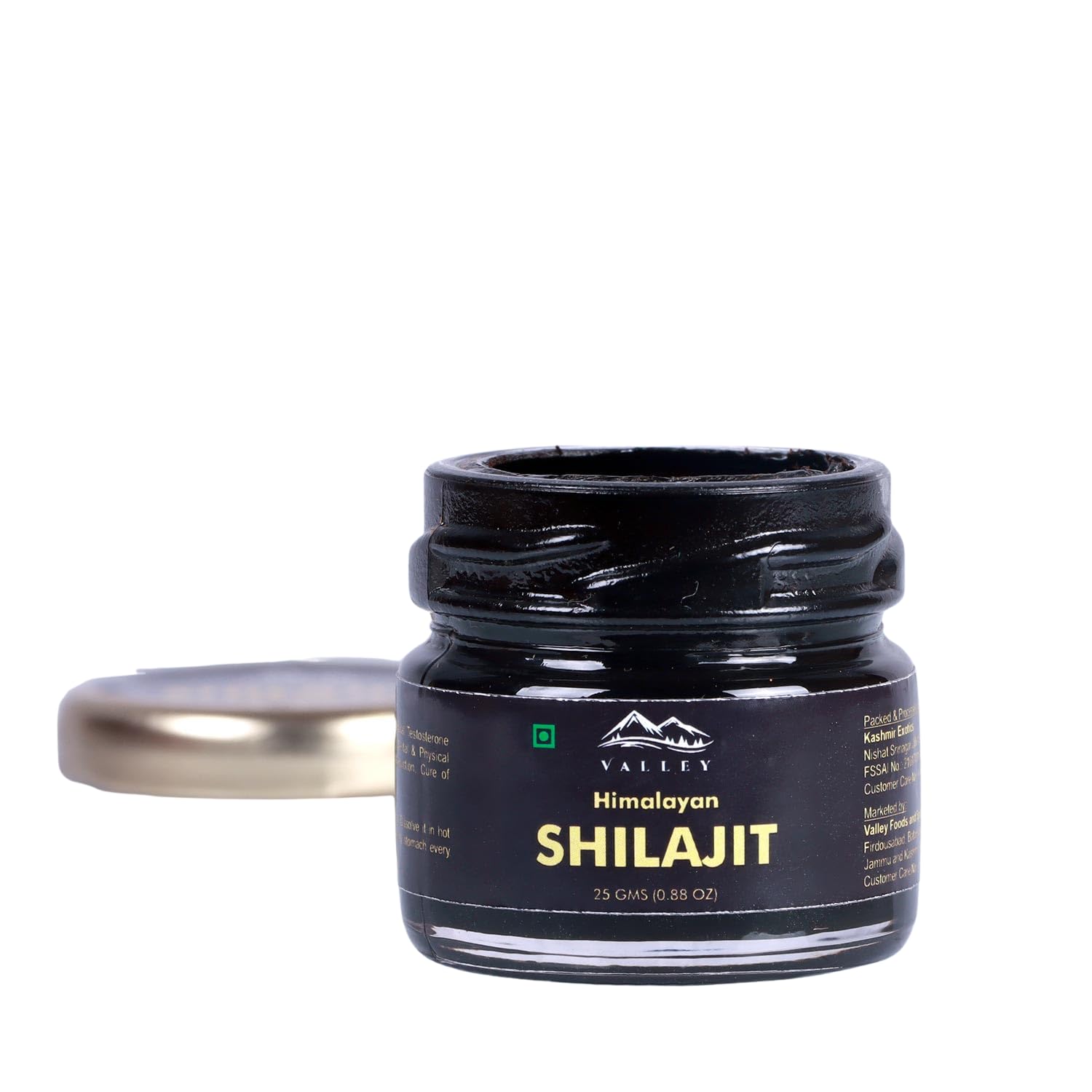 Valley Himalayan Pure Kashmiri Shilajit - 25g | Authentic Resin Form | Sourced from 18,000 ft Himalayas | Energy, Immunity & Stamina Booster | Lab-Tested Fulvic Acid Rich Shilajit - Image 3 thumbnail