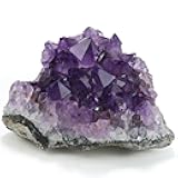 Amethyst Crystal Rock, Real Amethyst Stone, Natural Purple Crystals and Healing Stones, Amathesis Crystal Cluster Geode, Amatista Piedra Natural, Cuarzos Originales De Energia Y Piedras(0.12LB)