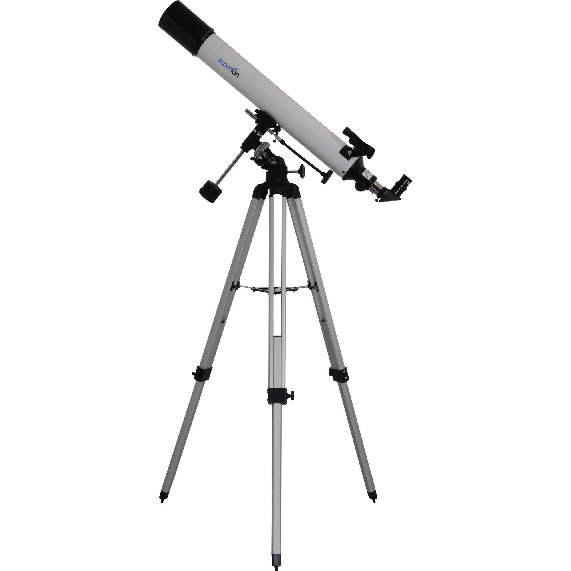 Apollo 80/900 EQ Telescopio per bambini e principianti in astronomia - set di telescopi a rifrazione con treppiede, oculari, mirino