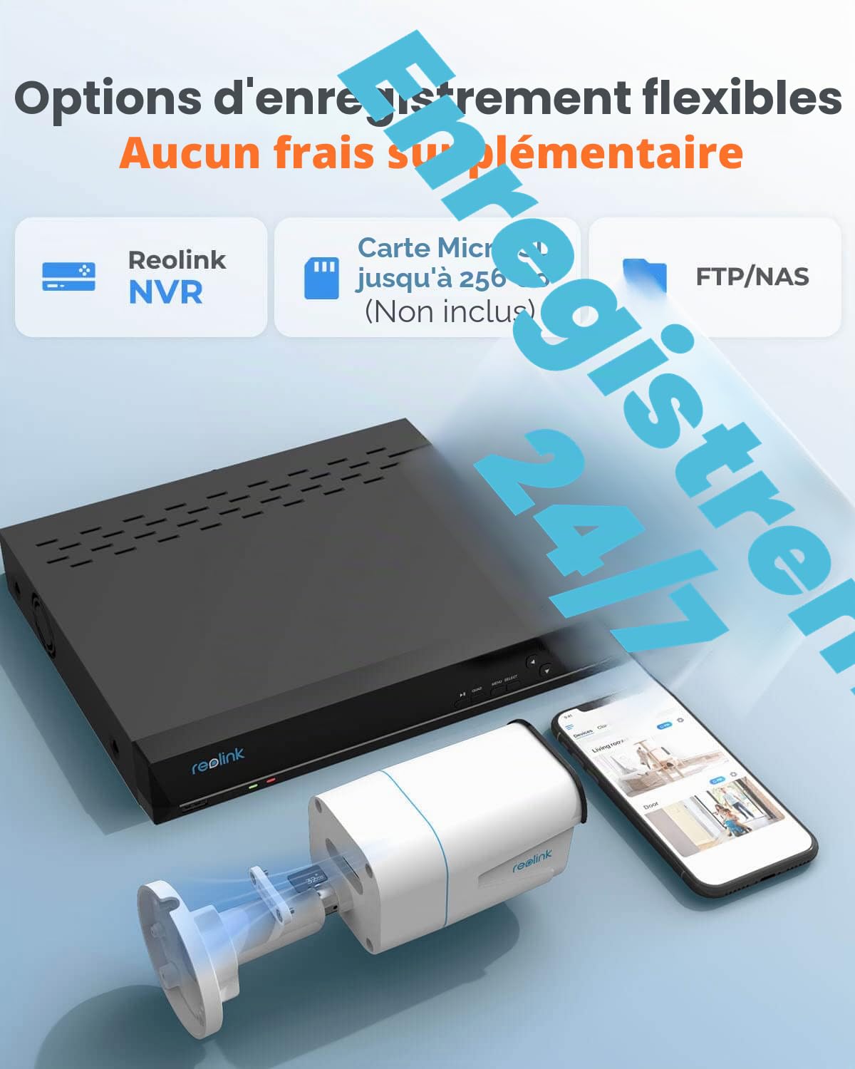 Reolink 2 Pièces 4K Caméras de Surveillance Extérieure PoE, RLC-810A | Caméra IP avec Détection Personne/Véhicule, IP67, Time Lapse, Fente pour Carte microSD, Vision Nocturne 30m, Audio