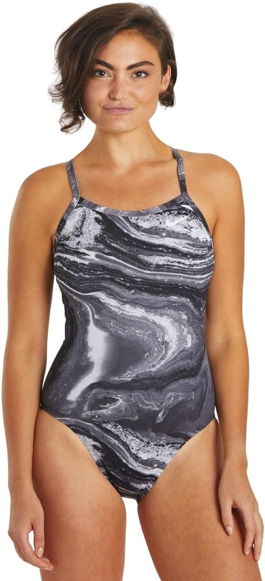 Nike Women's Crystal Wave Racerback,Black (001),28