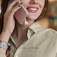 Vista 6 de ELISE & FONDA CP195 Puerto de carga USB Anti Polvo Plug Little Strawberry Milk Colgante Teléfono Charm para iPhone 11/XS MAX/XR/X/8 Plus/7/6S/8/SE