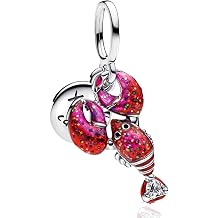 Love and Heart Charms 925 Sterling Silver for Bracelets and Necklaces Dangle Beads Jewelry for Women