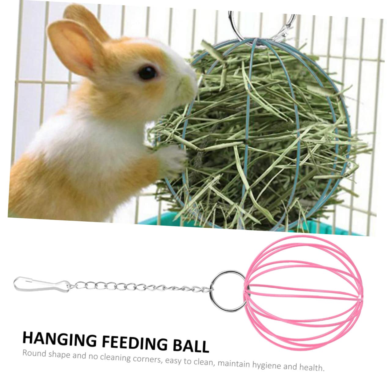 Supvox 12stücke Teiliges Set Hamster Futterball Spielzeug Hängende Futterstation Für Kleine Haustiere Bunte Futterkugel Für Hamster Meerschweinchen Und Kaninchen