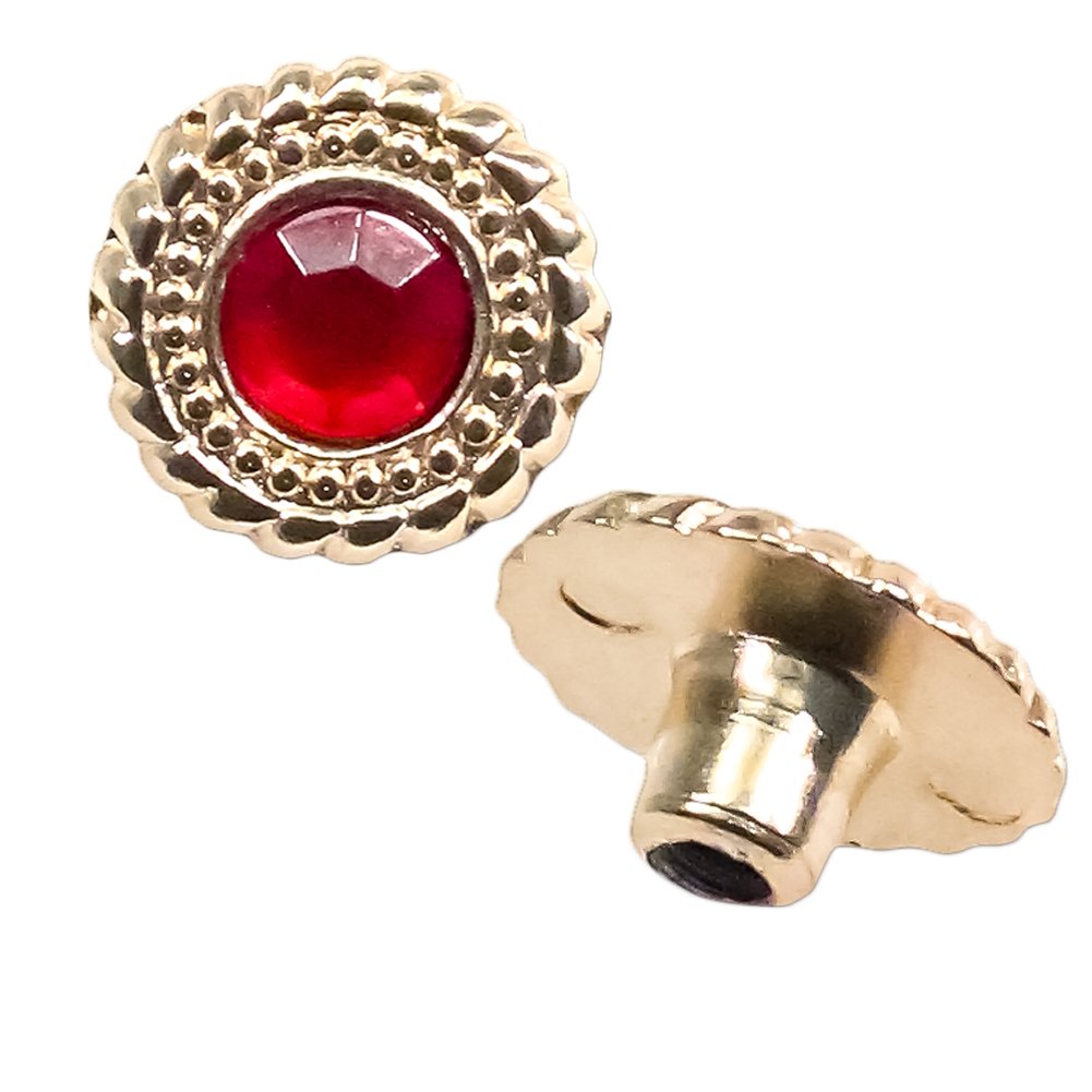 Figures Toy CompanyFigures Toy Company Set of 2 Replacement Ruby Rivets Compatible with WWE World Heavyweight Championship Adult Size Replica Belt