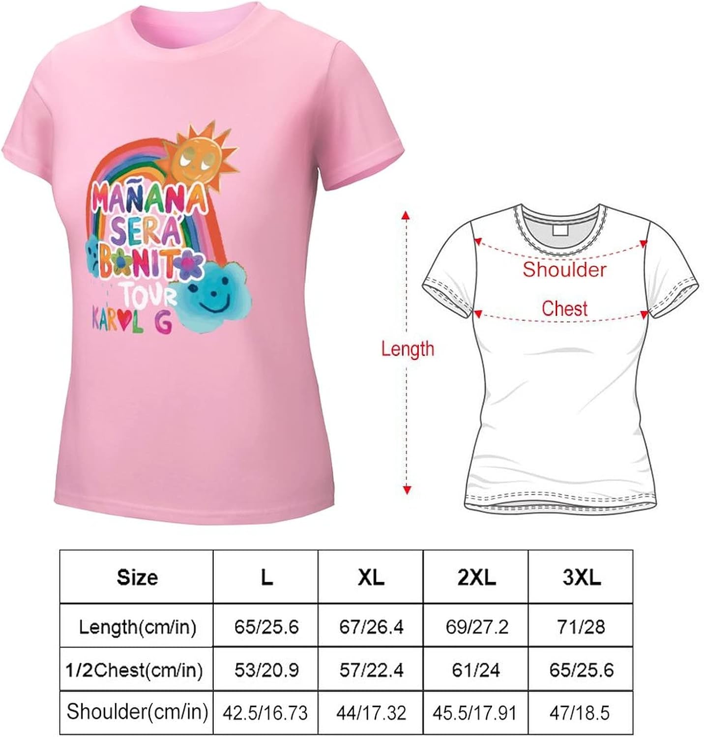 Miniatura 7 de T-Shirt Women Casual Tee Novelty Graphic T Shirts Short Sleeve Tshirt Summer Tops