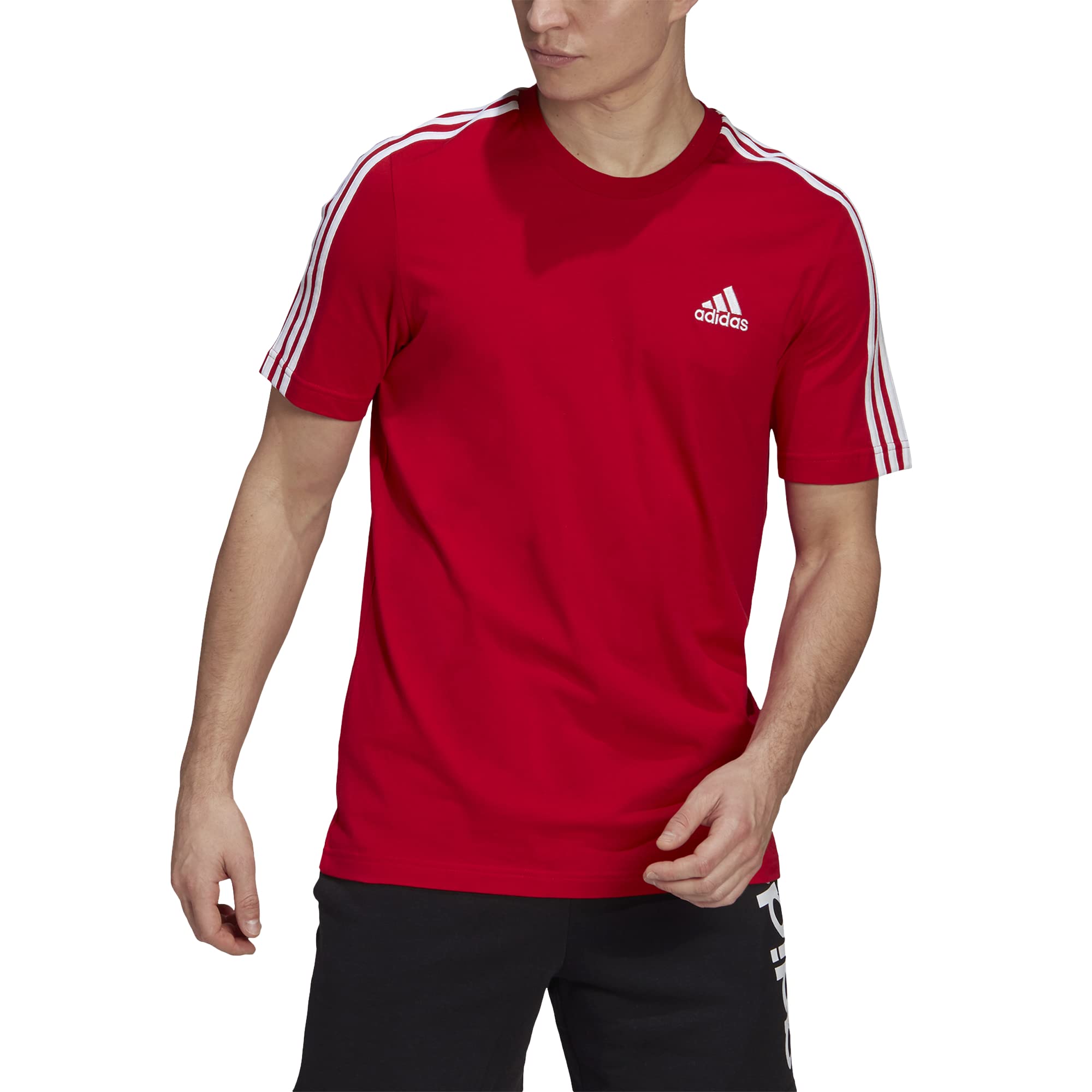 adidas GL3736 M 3S SJ T T-shirt scarlet LT : Amazon.co.uk: Fashion