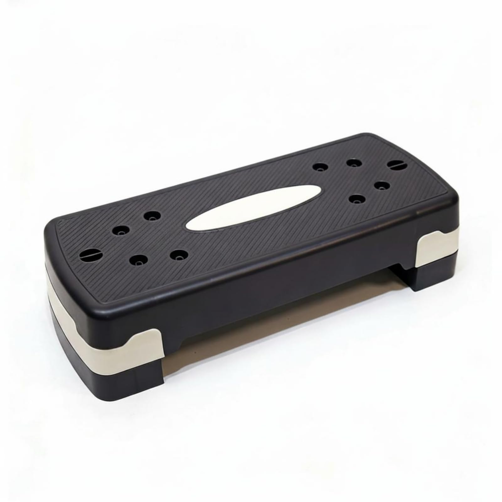 Anti-Slip Aerobic Exercise Step Platform Textured Aerobic Step Platform Shallow-Profile Cutout Sides for Home Workouts, Adult 28x68 Double C-image-24