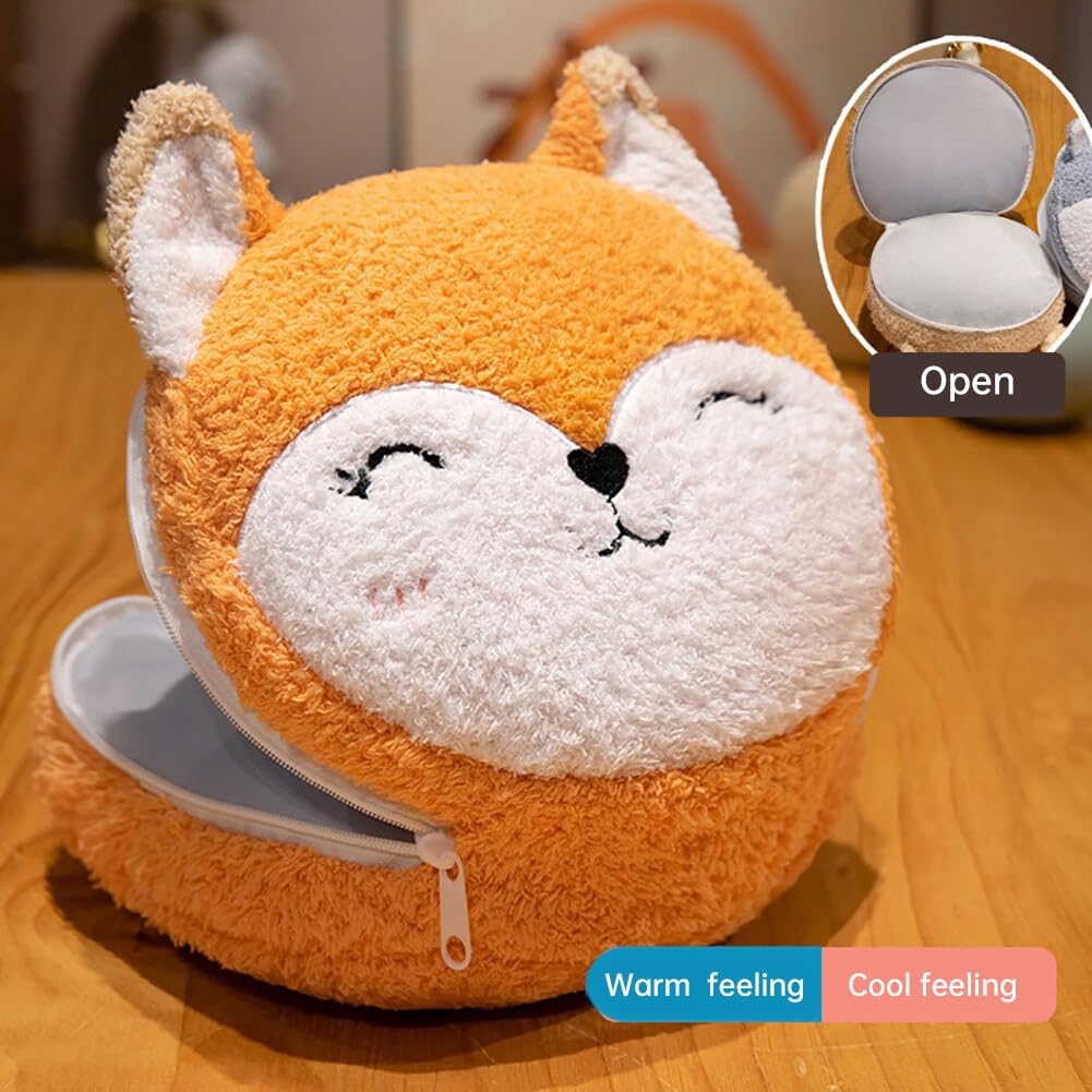 Surakey Kids Travel Pillow - 2-in-1 Deformable Kids Pillow for Traveling, 7.5