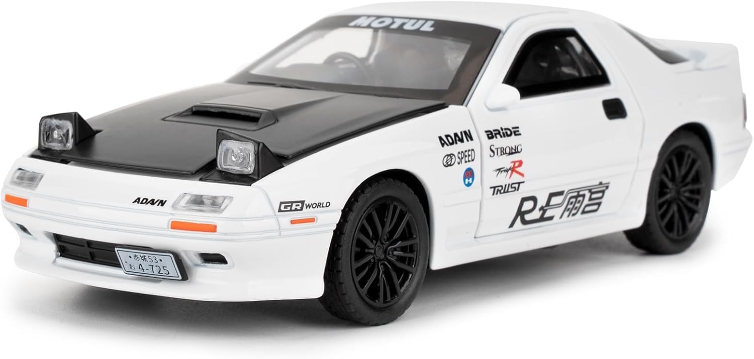 Advisian store 1:32 Mazda RX7 Model Car with Box, Zinc Alloy Pull