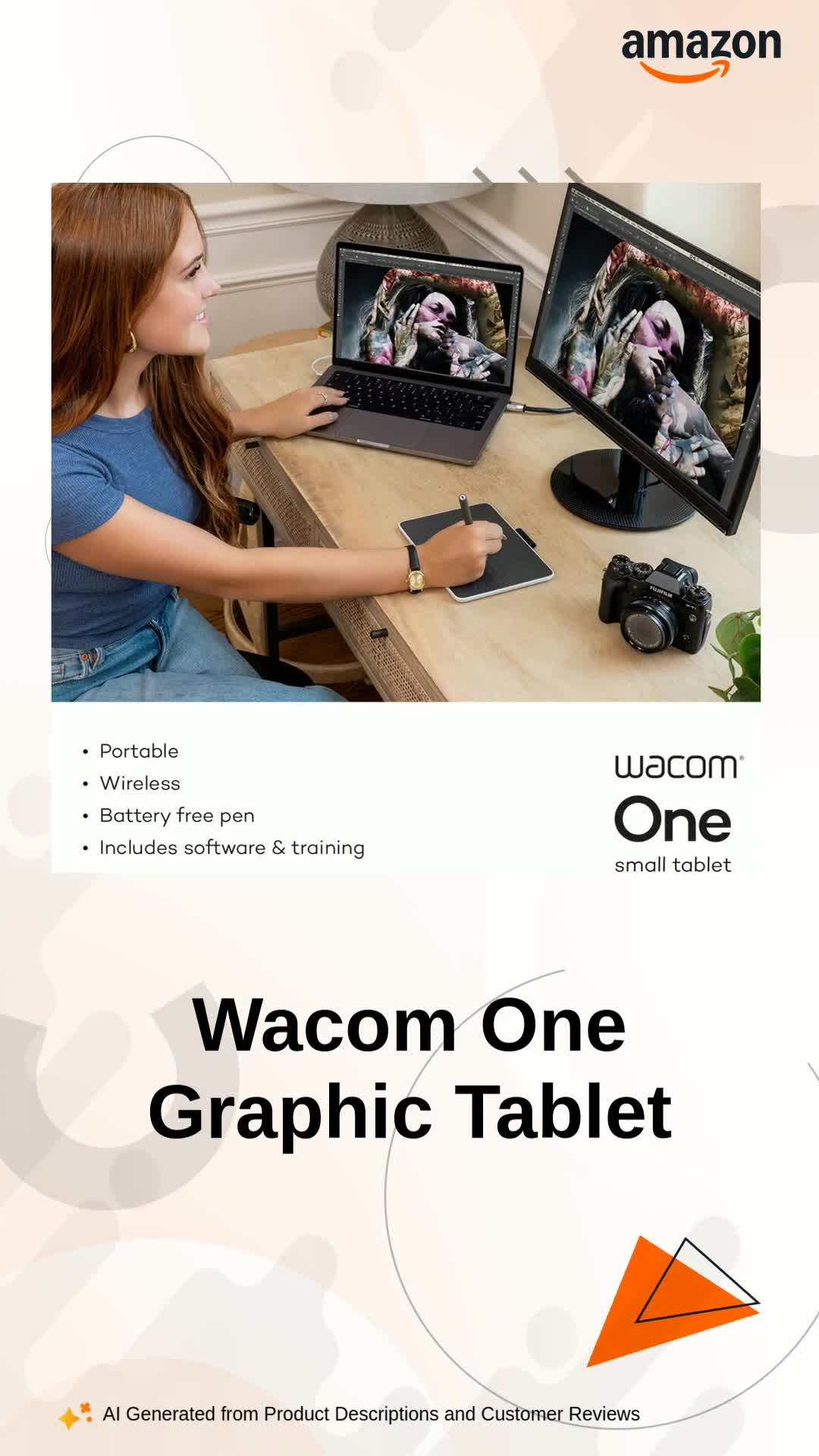 Amazon.in: Buy Wacom CTC 4110 One Small Bluetooth Graphics Drawing