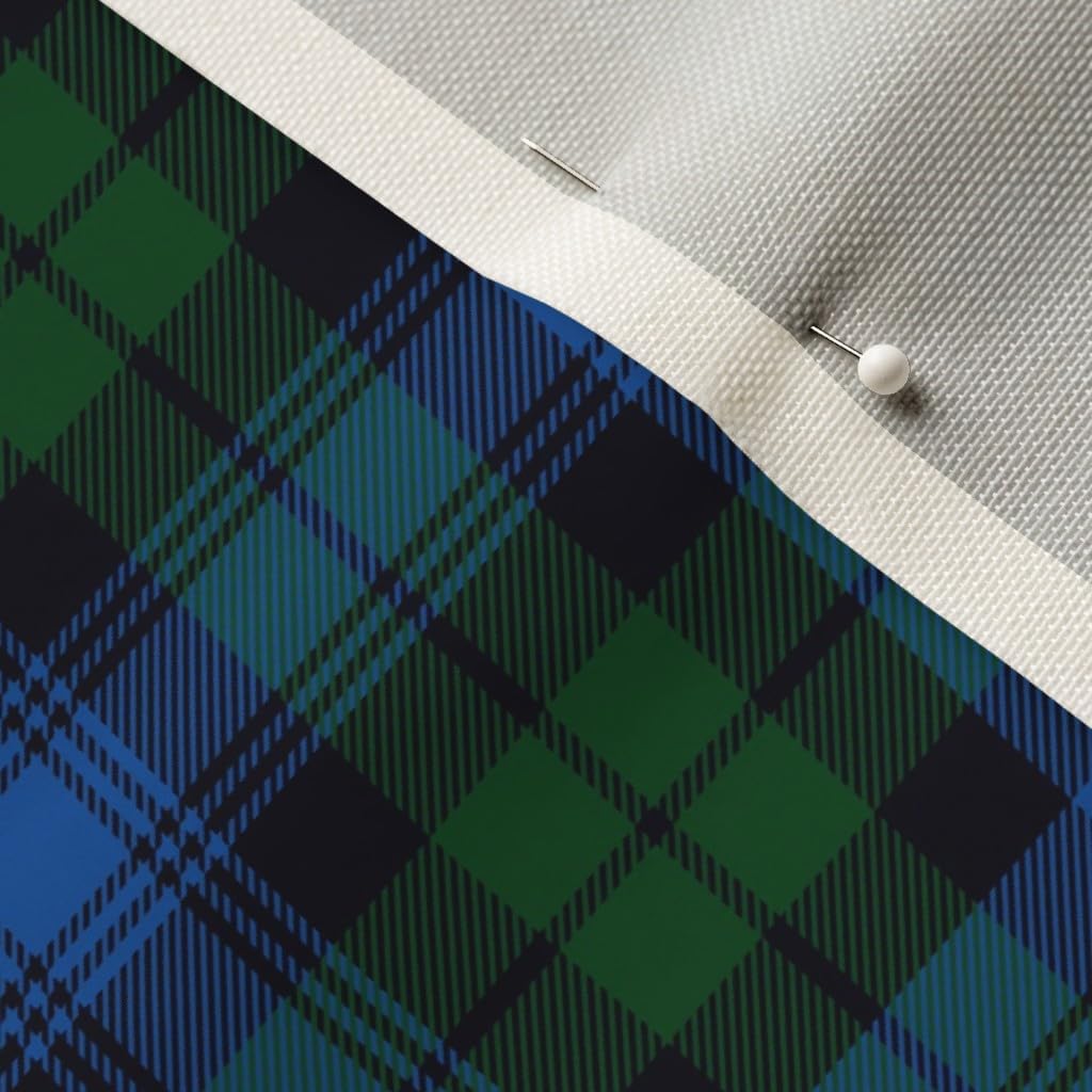 Spoonflower Fabric - Black Tartan Modern Bright Printed on Upholstery Velvet Fabric Fat Quarter - Upholstery Home Decor Bottomweight Apparel