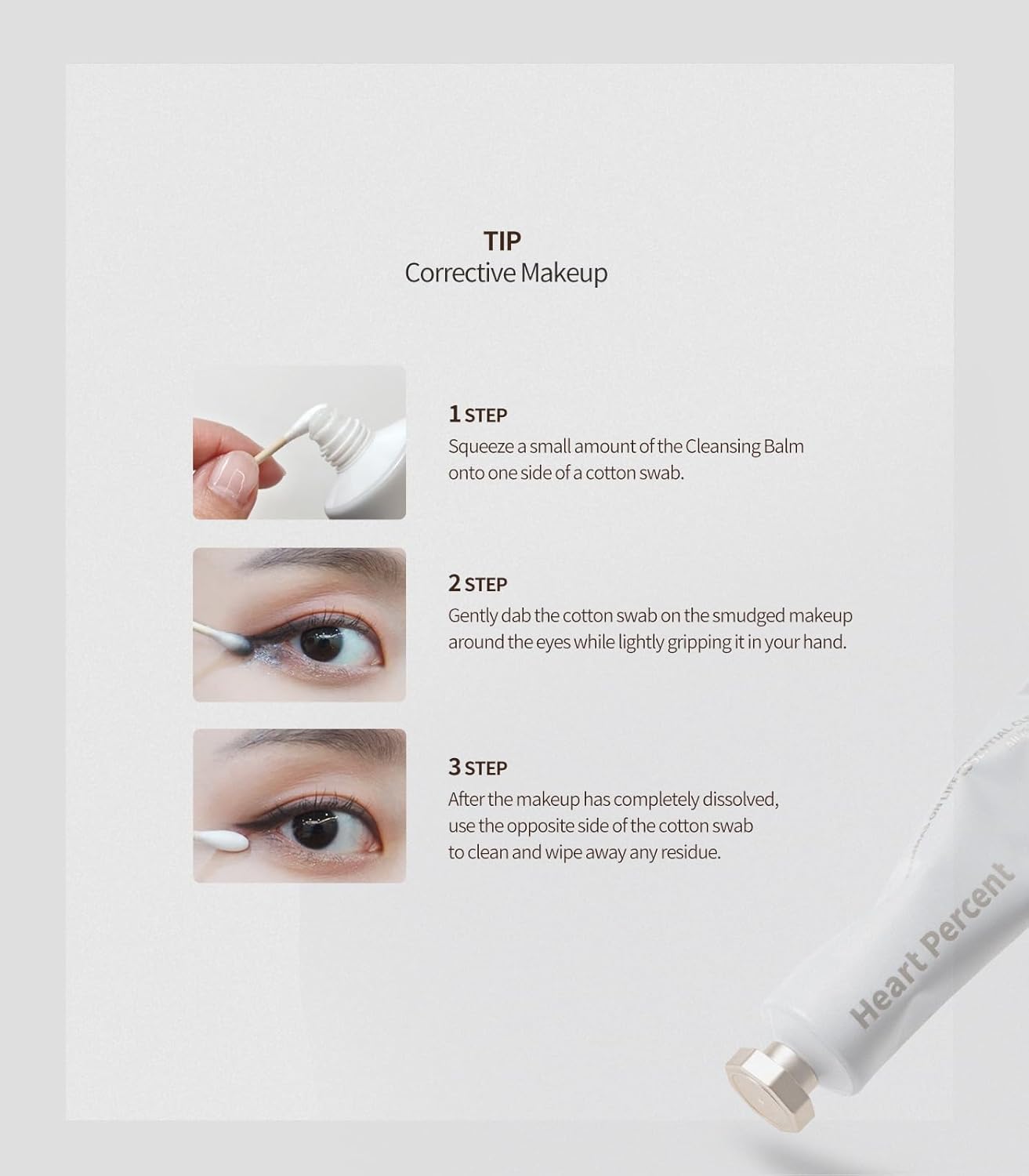 Heart Percent Commas on Life Essential Cleansing Balm, Sherbet-Oil-Milk Transforming Makeup Remover Vegan Daily Face Wash Cleanser for All Skin Types, 80ml (2.7oz) - Image 8