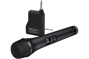 Fifine Technology K025 Wireless Microphone - The Perfect Choice for Unforgettable Karaoke...